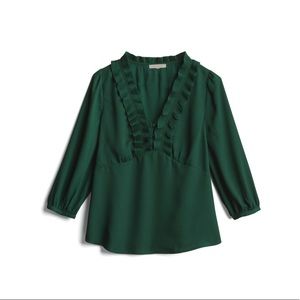 Skies are Blue Kiran Ruffle neckline blouse